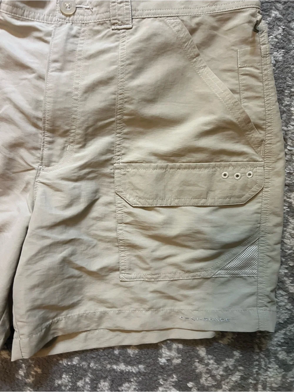 Columbia PFG Khaki Shorts size 36 (Zz108)